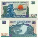 *20 Dollars Zimbabwe 1997, P7 UNC