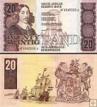 *20 Randů Jihoafrická republika 1990, P121e UNC