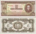 *5 Bolivianos Bolívia 1945, P138 UNC