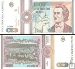 *1000 Lei Rumunsko 1991, P101Ab UNC