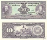 *10 Bolivares Venezuela 1979, P51g UNC