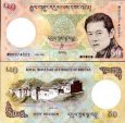 *50 Ngultrum Bhután 2008-2013, P31 UNC *50 Ngultrum Bhután 2008-2013, P31 UNC