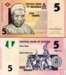 *5 Naira Nigéria 2006, P32a UNC