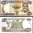 *500 Kwacha Zambie 1991, P35 UNC *500 Kwacha Zambie 1991, P35 UNC