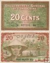 *20 Centov Francúzska Indočína 1939, P86 XF