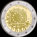 *2 Euro Slovensko 2015, Vlajka EÚ