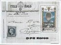 Známky Severná Kórea 1982 Balóny razítkovaný hárček