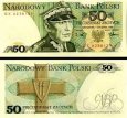 *50 Zlotych Poľsko 1988, P142c UNC