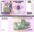 *200 Frankov Kongo Dem.Rep. 2000, P95 UNC *200 Frankov Kongo Dem.Rep. 2000, P95 UNC