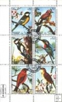 *Známky Sharjah 1972 Vtáci, razítkovaný hárok