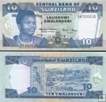 *10 Emalageni Swazijsko 2010, P36a UNC