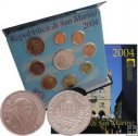 *Oficiálna sada mincí 1 cent - 5 euro San Marino 2004