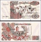 *200 Dinárov Alžírsko 1992, P138 UNC