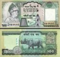 *100 Rupií Nepál 2005, P57 UNC