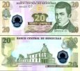 *20 Lempiras Honduras 2008, polymer P95 UNC *20 Lempiras Honduras 2008, polymer P95 UNC