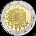 *2 Euro Slovensko 2015, Vlajka EÚ