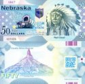 *USA 50 Dollars 2015 37. štát - Nebraska polymer