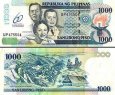 *1000 filipínskych piso Filipíny 2009 P205 UNC, Bangko Sentral *1000 filipínskych piso Filipíny 2009 P205 UNC, Bangko Sentral