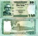 *20 Taka Bangladéš 2012, P55 UNC