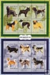 *Známky Guinea Bissau 2001 Psy, 2 nerazítkované hárčeky MNH