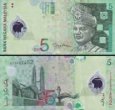 *5 Ringitt Malajzia 2004, polymer P47 UNC *5 Ringitt Malajzia 2004, polymer P47 UNC