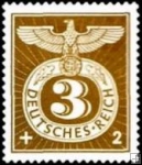 *Známka Nemecká ríša 1943 Zberateľské razítko, neraz. MNH