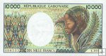 *10 000 Frankov Gabon 1984, P7a AU