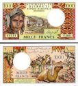 *1000 Frankov Džibutsko 1991, P37e UNC