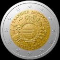 *2 Euro Grécko 2012, 10. výročie zavedenia Eura