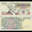 *2 000 000 Zlotych Poľsko 1993, P163a UNC *2 000 000 Zlotych Poľsko 1993, P163a UNC
