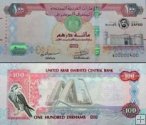 *100 Dirhamov Spojené arabské emiráty 2014-18, P34 UNC