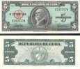 *5 Pesos Kuba 1960, P92a AU/UNC *5 Pesos Kuba 1960, P92a AU/UNC