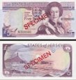 *5 Libier Jersey 1989, specimen, P16s UNC *5 Libier Jersey 1989, specimen, P16s UNC