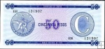 *50 Pesos Cuba séria C, 2. vydanie FX24 UNC