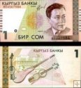 *1 Som Kirgizsko 1999, P15 UNC