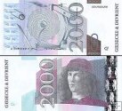 *2.000 Giesecke&Devrient 2000, testovacia bankovka