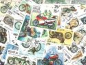 Známky motorky balíček 50 ks rôznych Známky motorky balíček 50 ks rôznych