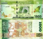 *1000 Rupií Srí Lanka 2010-19, P127 UNC