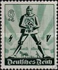 *Známka Nemecká ríša 1940 Deň práce, razítkovaná