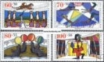 *Známky Západný Berlín 1989 Cirkus neraz. séria MNH