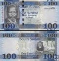 *100 Juhosudánskych Libier, Južný Sudán 2017, P15c UNC