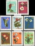 *Známky Vietnam 1975 Liečivé rastliny razítkovaná séria