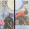 *20 Zlotych Polsko 2020 Bitva o Varšavu P194F UNC v obale