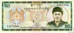 *20 Ngultrun Bhután 1992 UNC