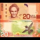 *20 000 Colones Kostarika 2009-12, P278 UNC