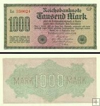 *1000 Mariek Nemecko 1922, P76 F