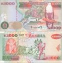 *1000 Kwacha Zambia 1992-2003 P40 UNC