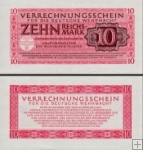 *10 Reichsmark Nemecko 1944, DWM-10 Wehrmacht XF