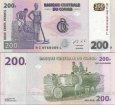 200 Frankov Kongo Dem.Rep. 2013, P99b UNC 200 Frankov Kongo Dem.Rep. 2013, P99b UNC