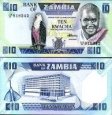 *10 Kwacha Zambia 1980-88, P26e UNC *10 Kwacha Zambia 1980-88, P26e UNC